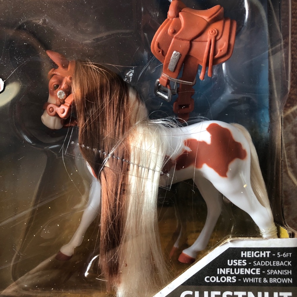 NEW LANARD Royal Breeds Build-A-Stable Set Chestnut Tobiano Horse Figure 13 PCS - Picture 2 of 6